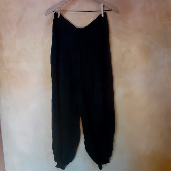 COTTON FLOWER YOGINI PANTS - Picture 1 of 4